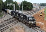 NS 9655 & 6993 lead train E25 across Boylan Junction